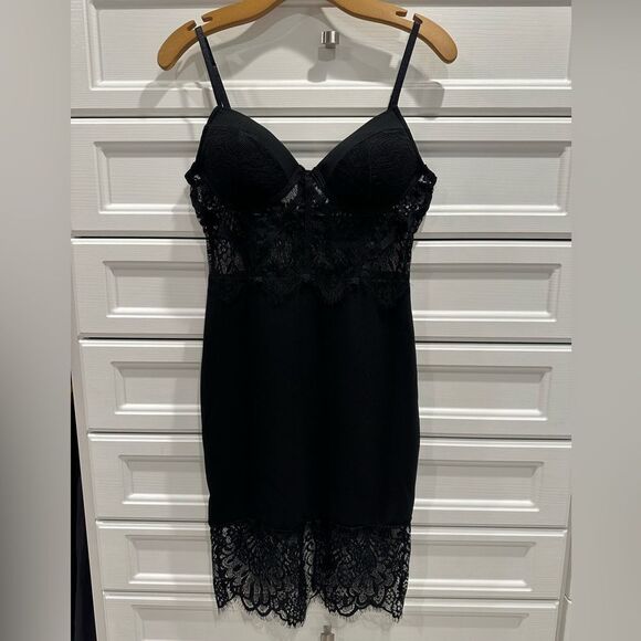 Corset Top Lace Cocktail Dress - Picture 1 of 9